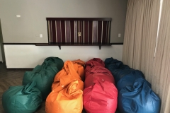 Assorted Colour Bean Bags for hire