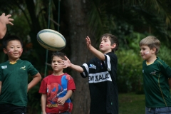 Rugby themed party outdoor party games