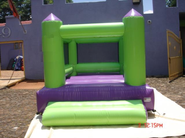 Junior Jumper Green and Purple Small Jumping Castle